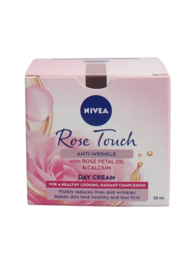 كريم روز تاتش المضاد للتجاعيد بزيت بتلات الورد والكالسيوم 50 مل